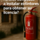 ¿Están las casas rurales obligadas a instalar extintores para obtener su licencia